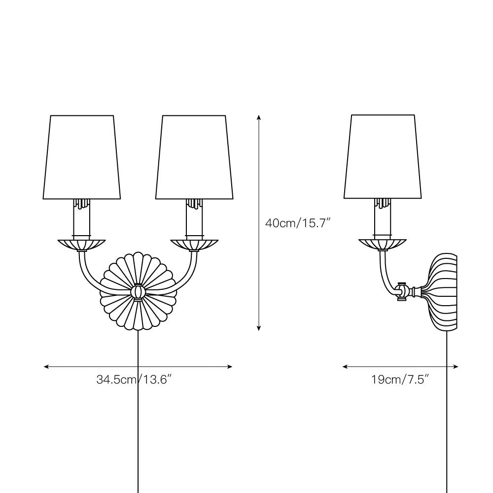 Adeliora wandlamp