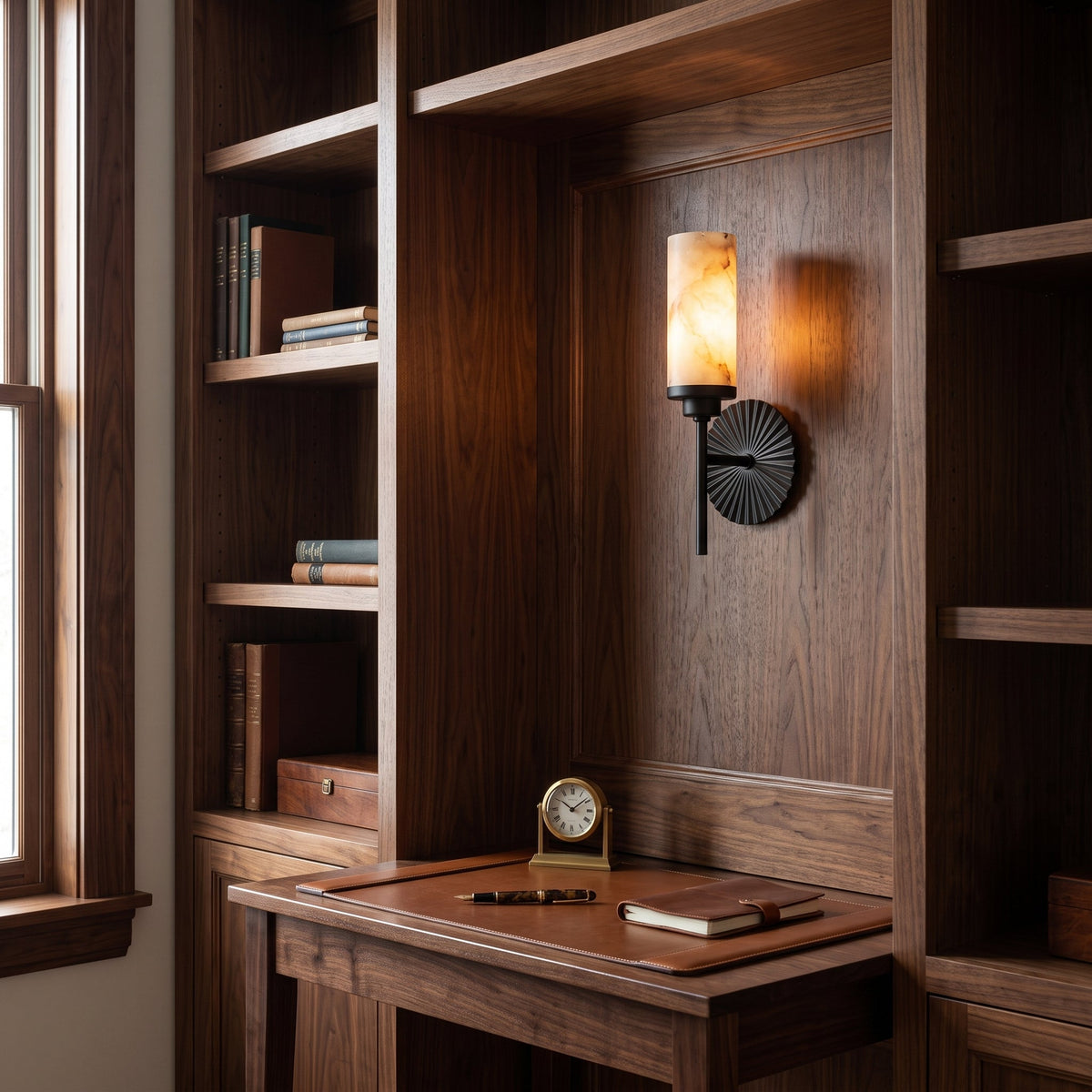 Alderhaven Albasten wandlamp
