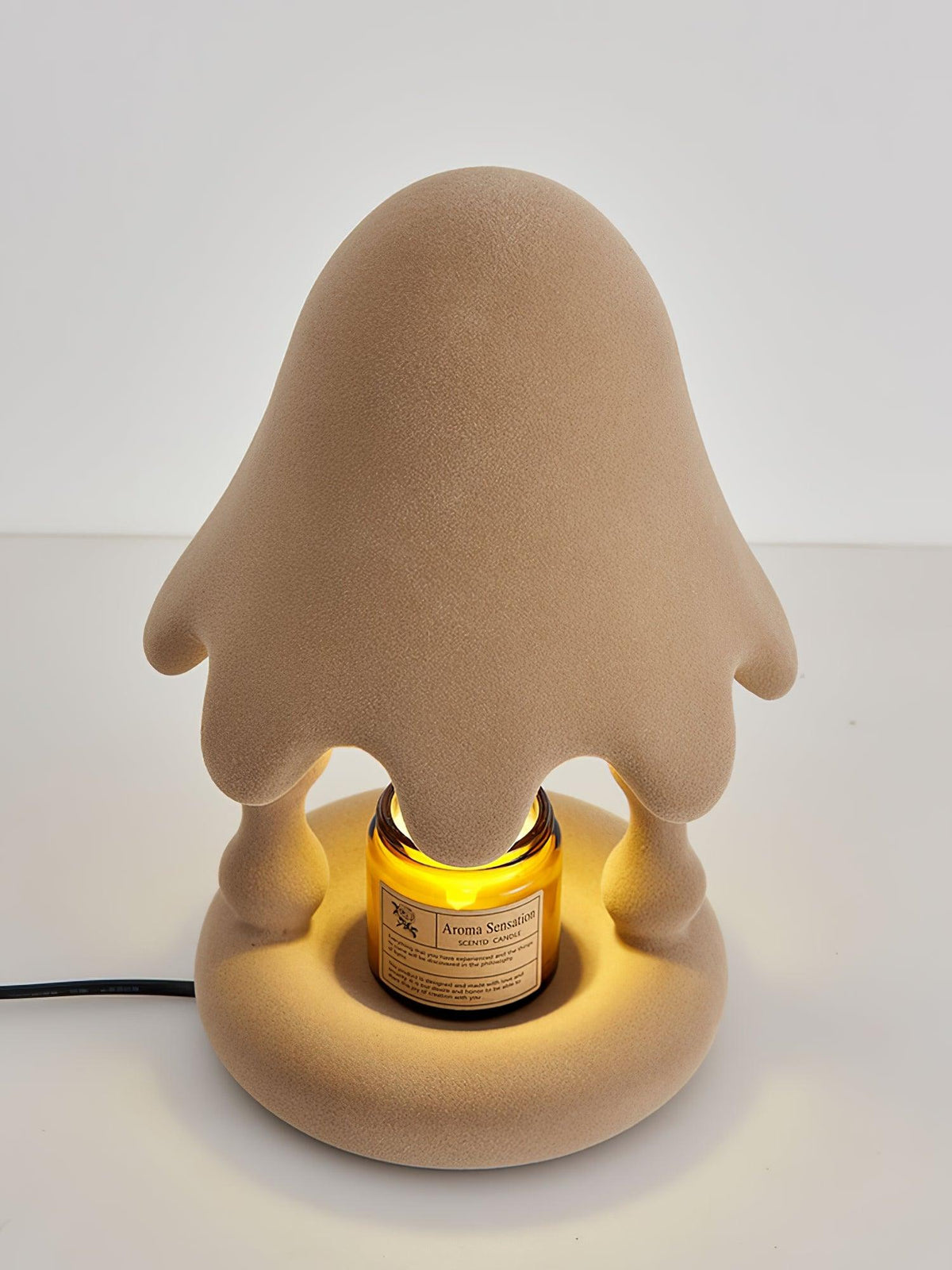 Alcariol abstracte hanglamp met flocking-hars
