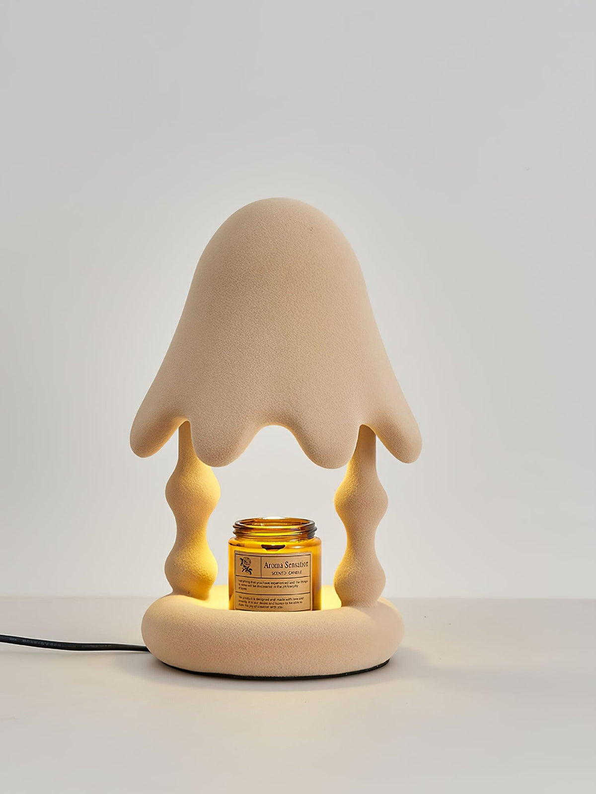 Alcariol abstracte hanglamp met flocking-hars