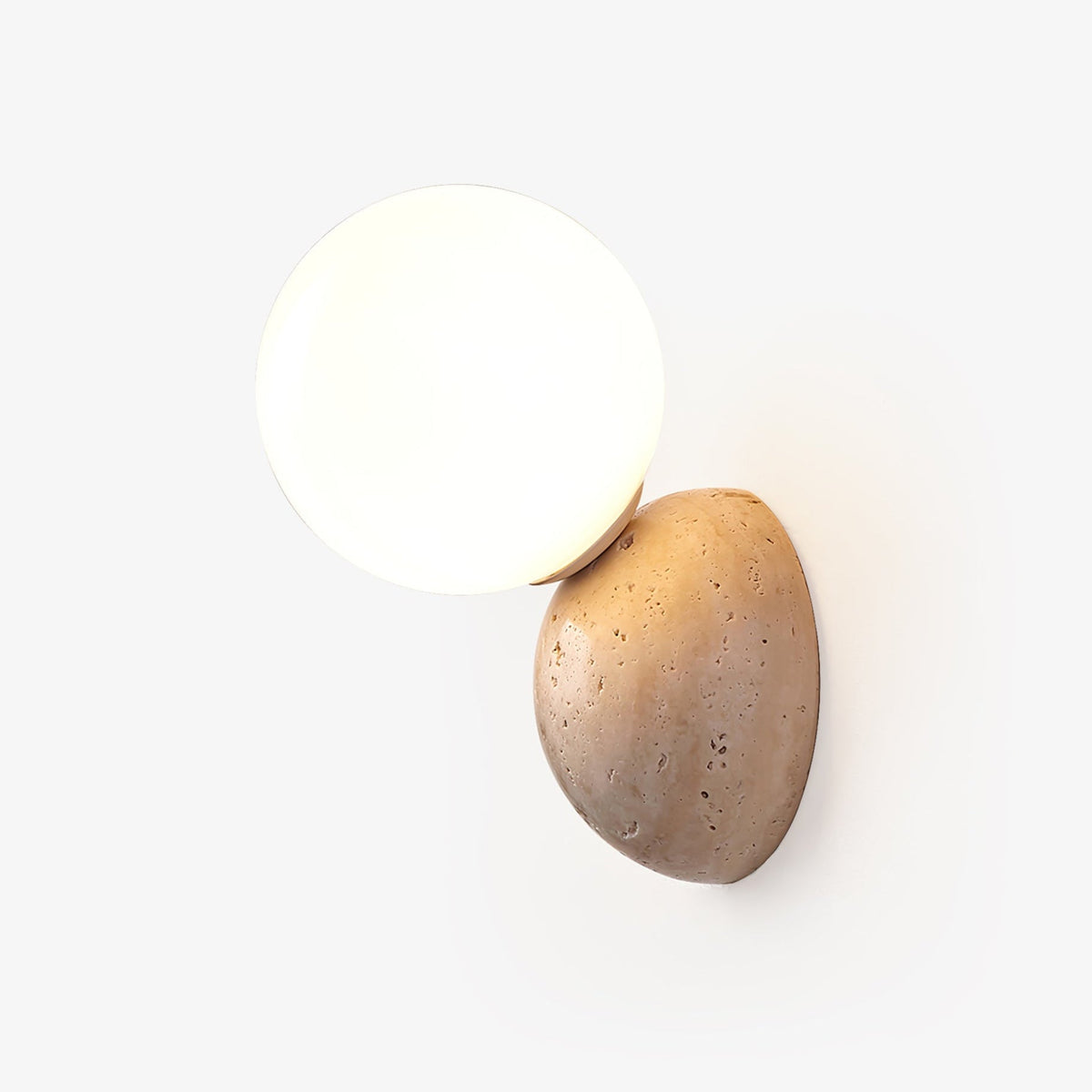 Cethair travertin wandlamp