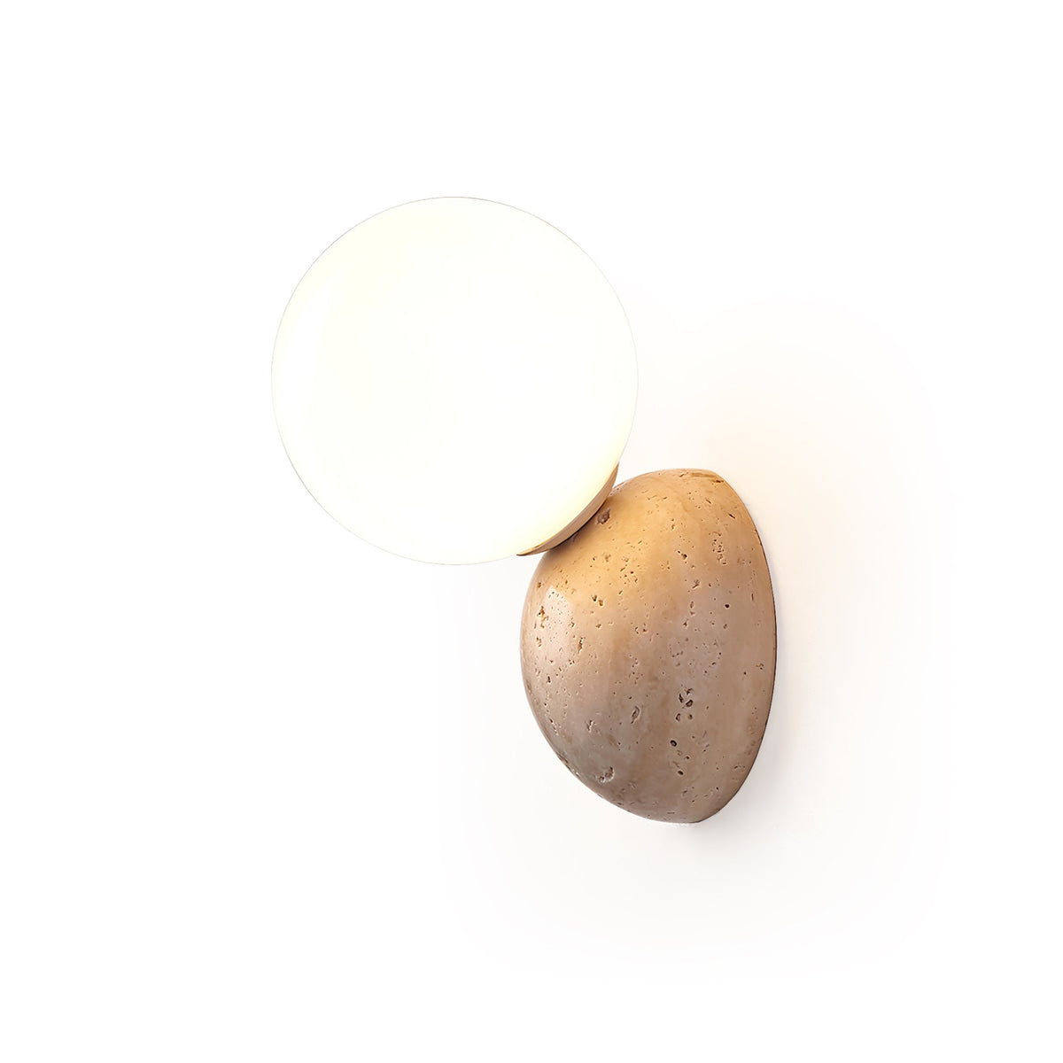 Cethair travertin wandlamp