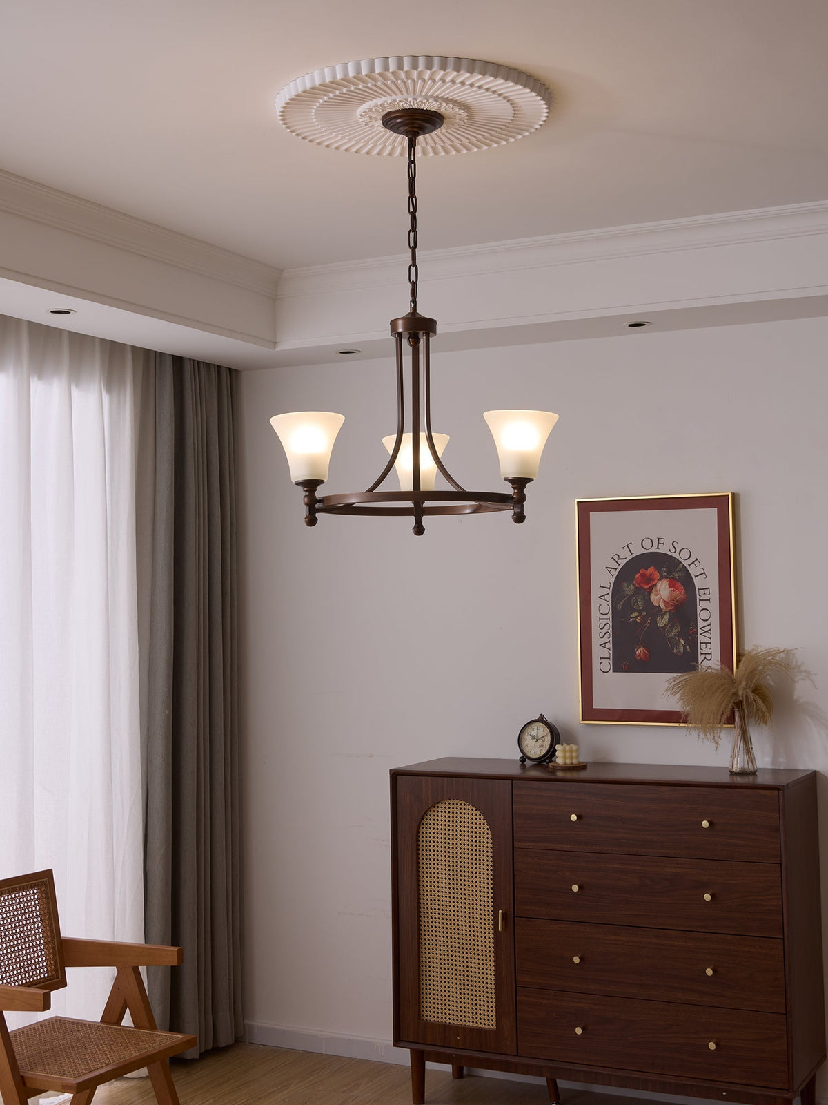 Celestine Traditionele Elegantie Vintage Glow Kroonluchter