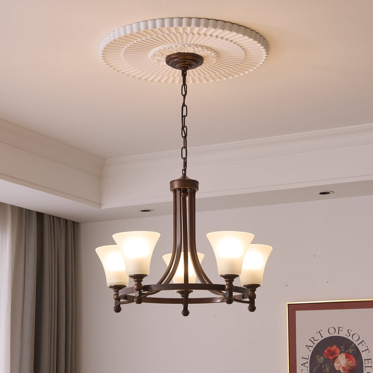 Celestine Traditionele Elegantie Vintage Glow Kroonluchter
