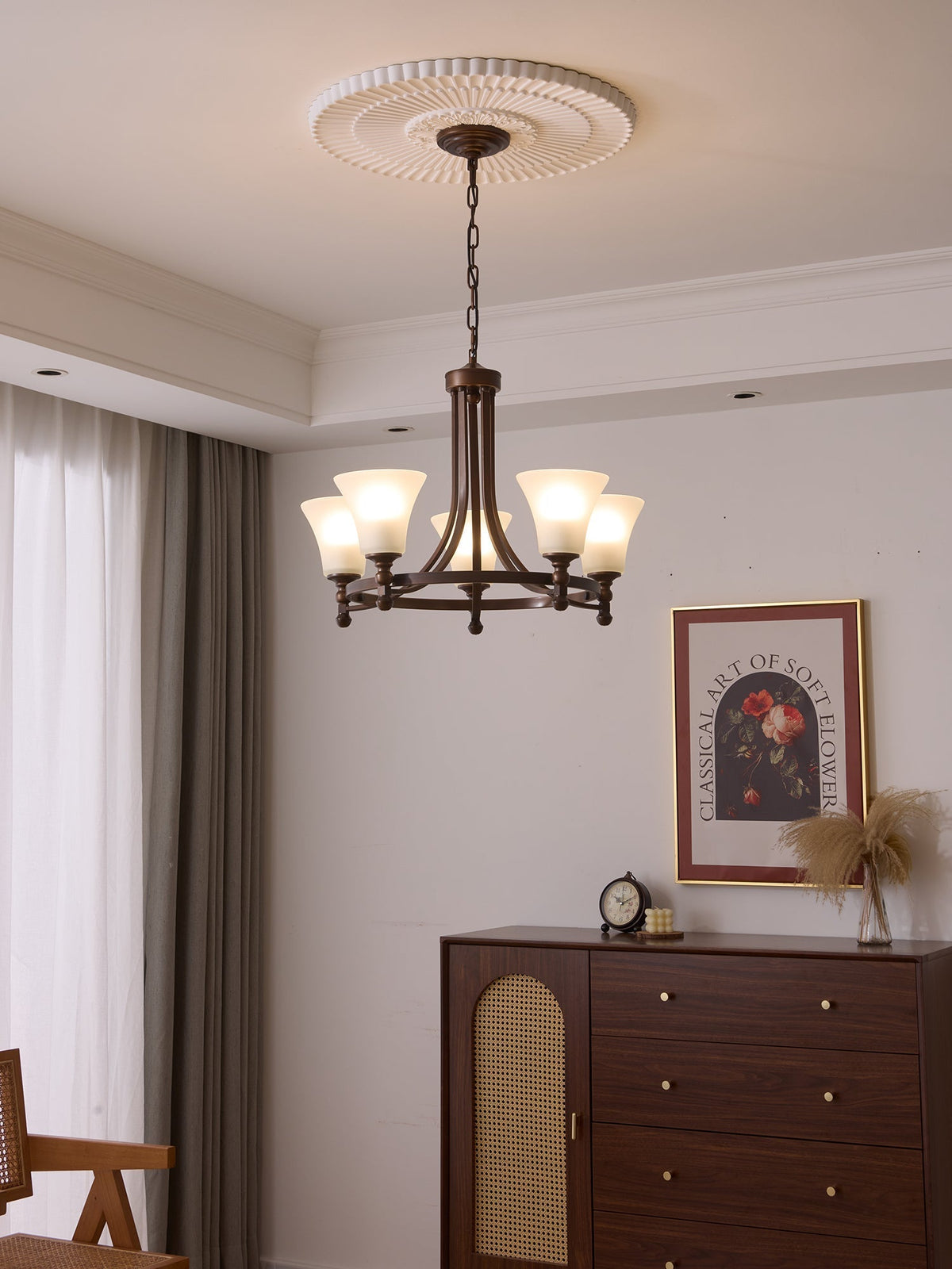 Celestine Traditionele Elegantie Vintage Glow Kroonluchter