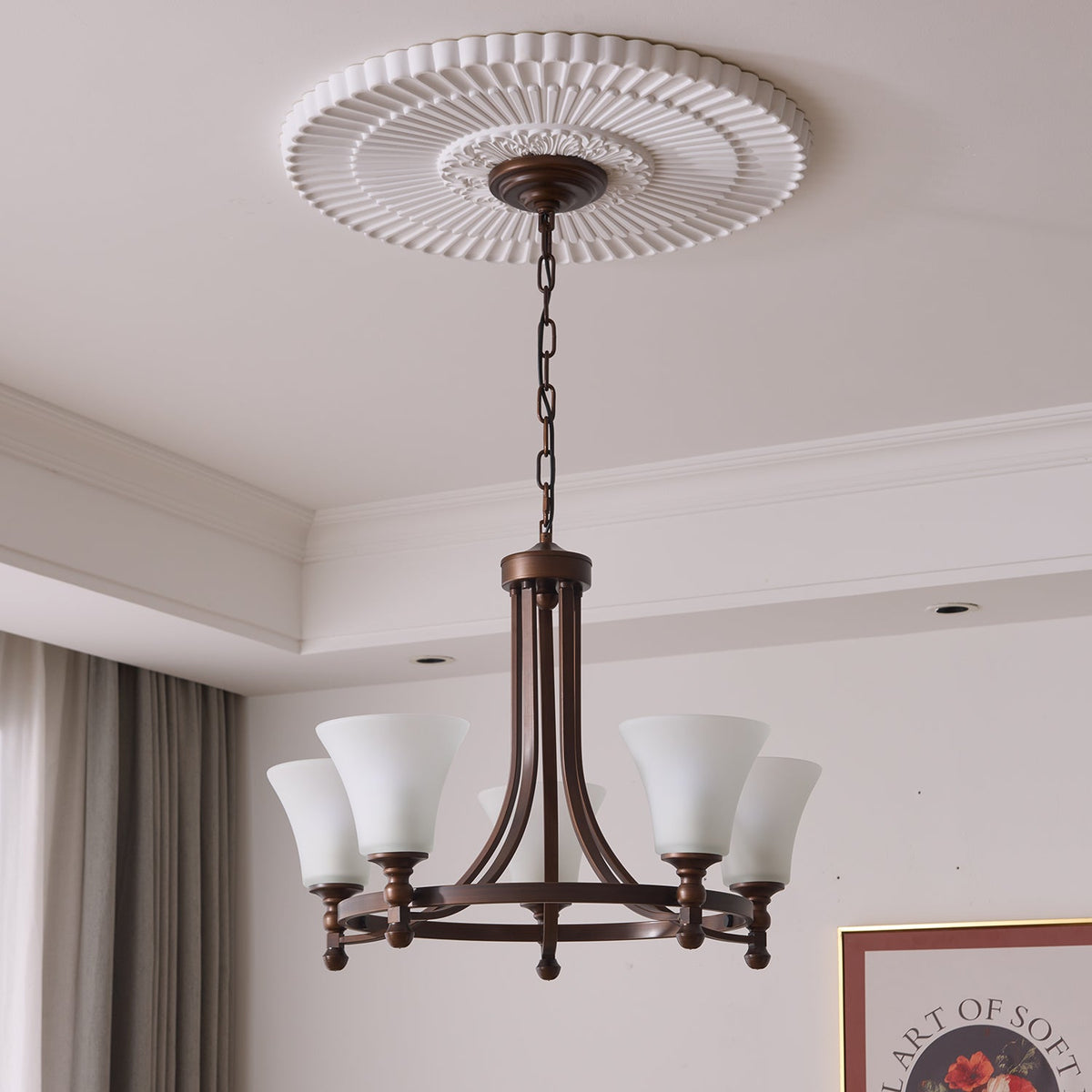 Celestine Traditionele Elegantie Vintage Glow Kroonluchter