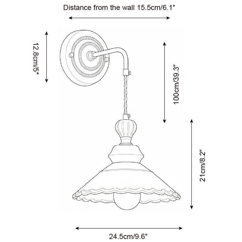 Claribel wandlamp