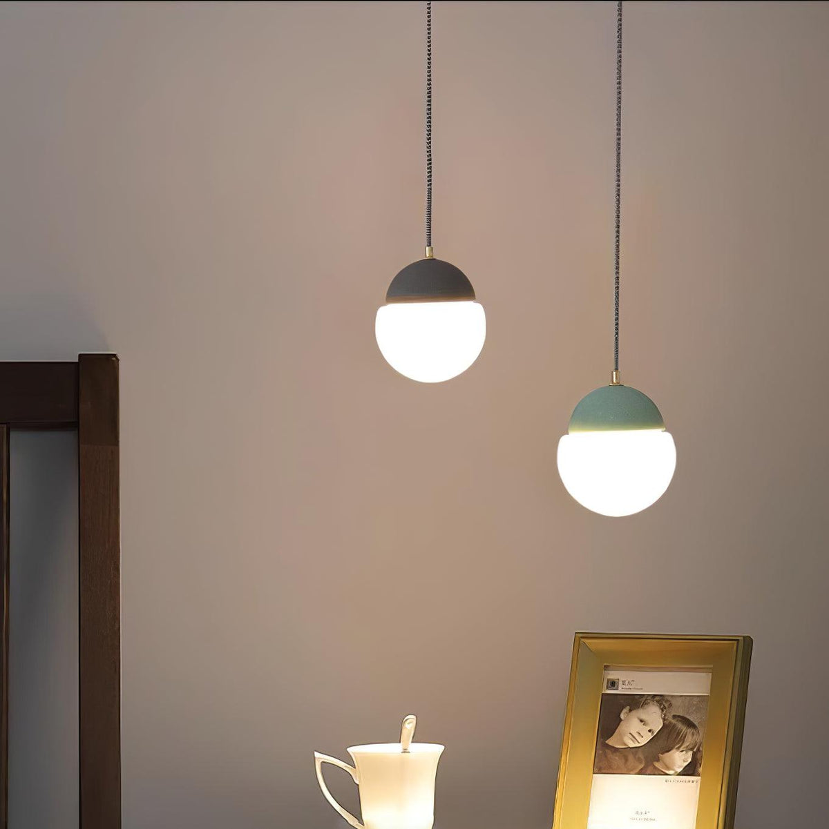 Ilraearis hanglamp met glas