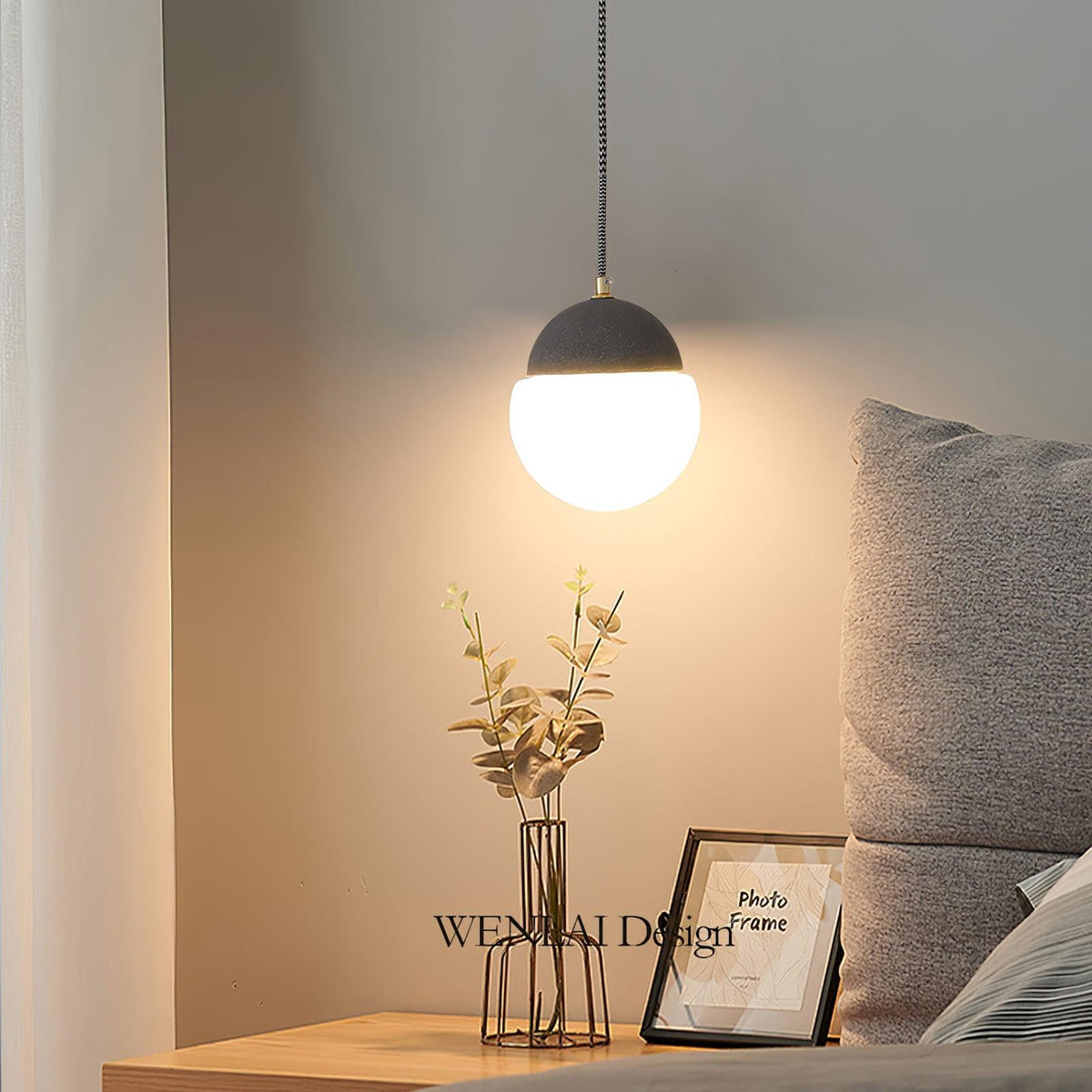 Ilraearis hanglamp met glas
