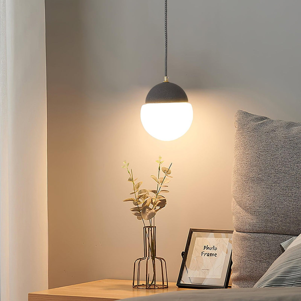 Ilraearis hanglamp met glas