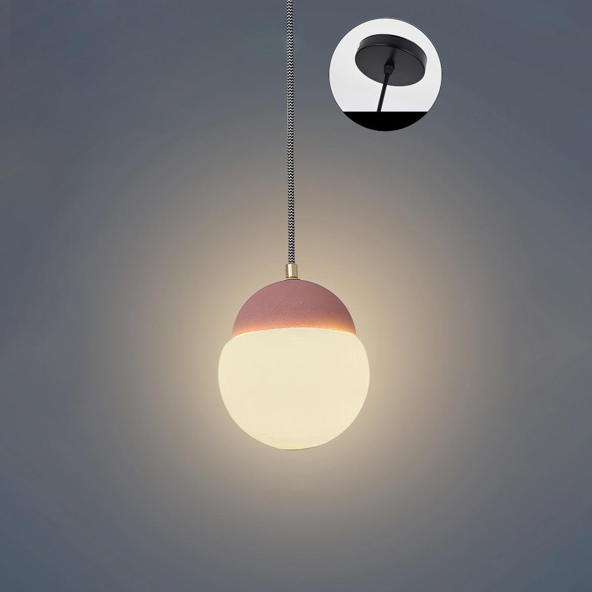 Ilraearis hanglamp met glas