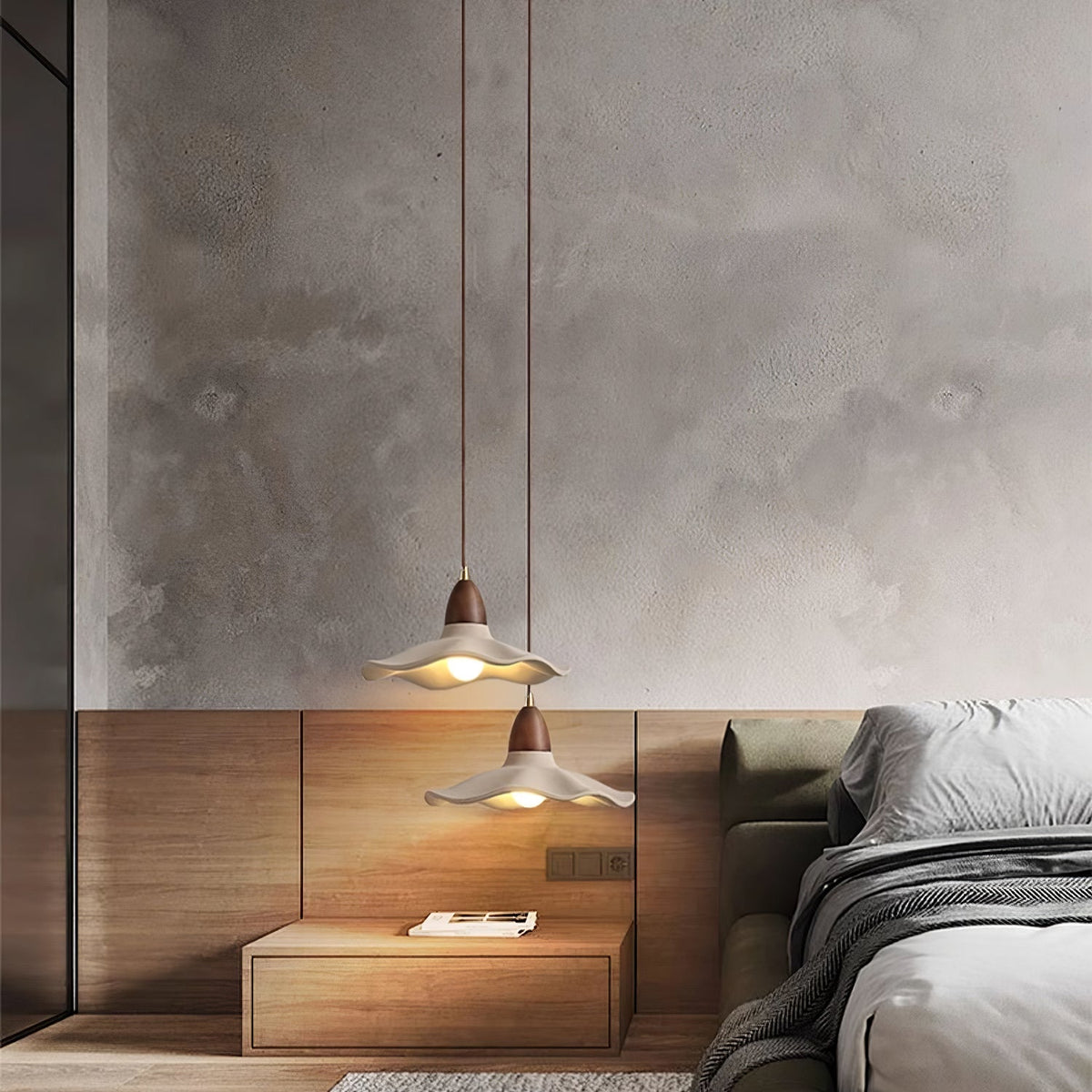 Siro Cement Wave hanglamp