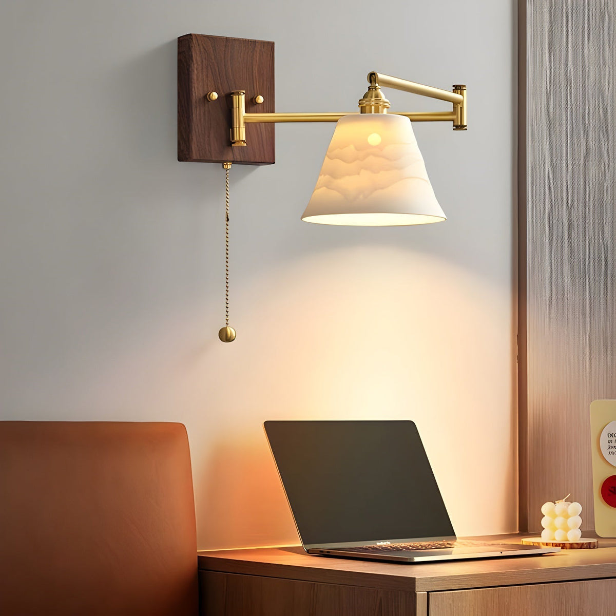 Elioaya wandlamp Unieke Geometrie Keramiek Metaal
