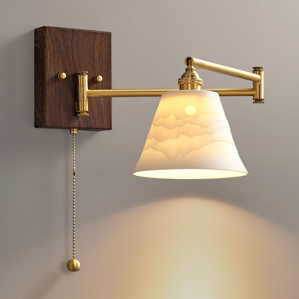 Elioaya wandlamp Unieke Geometrie Keramiek Metaal
