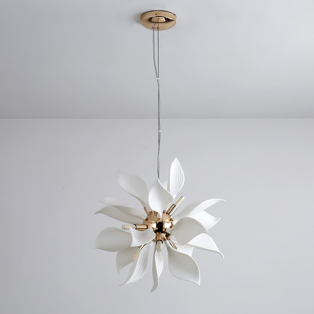 Avir hanglamp met keramische bloemblaadjes