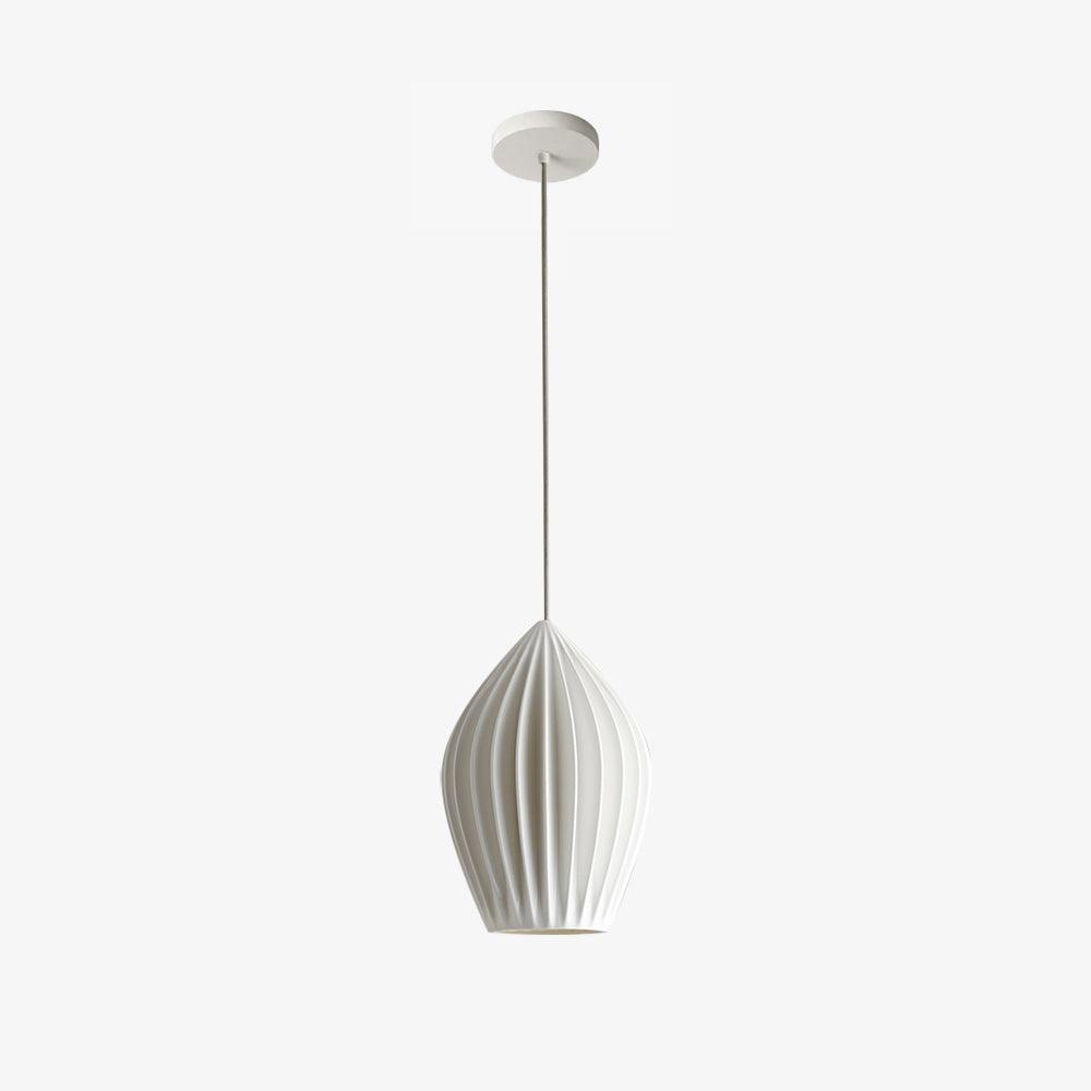 Virove hanglamp keramisch ribstructuur elegant