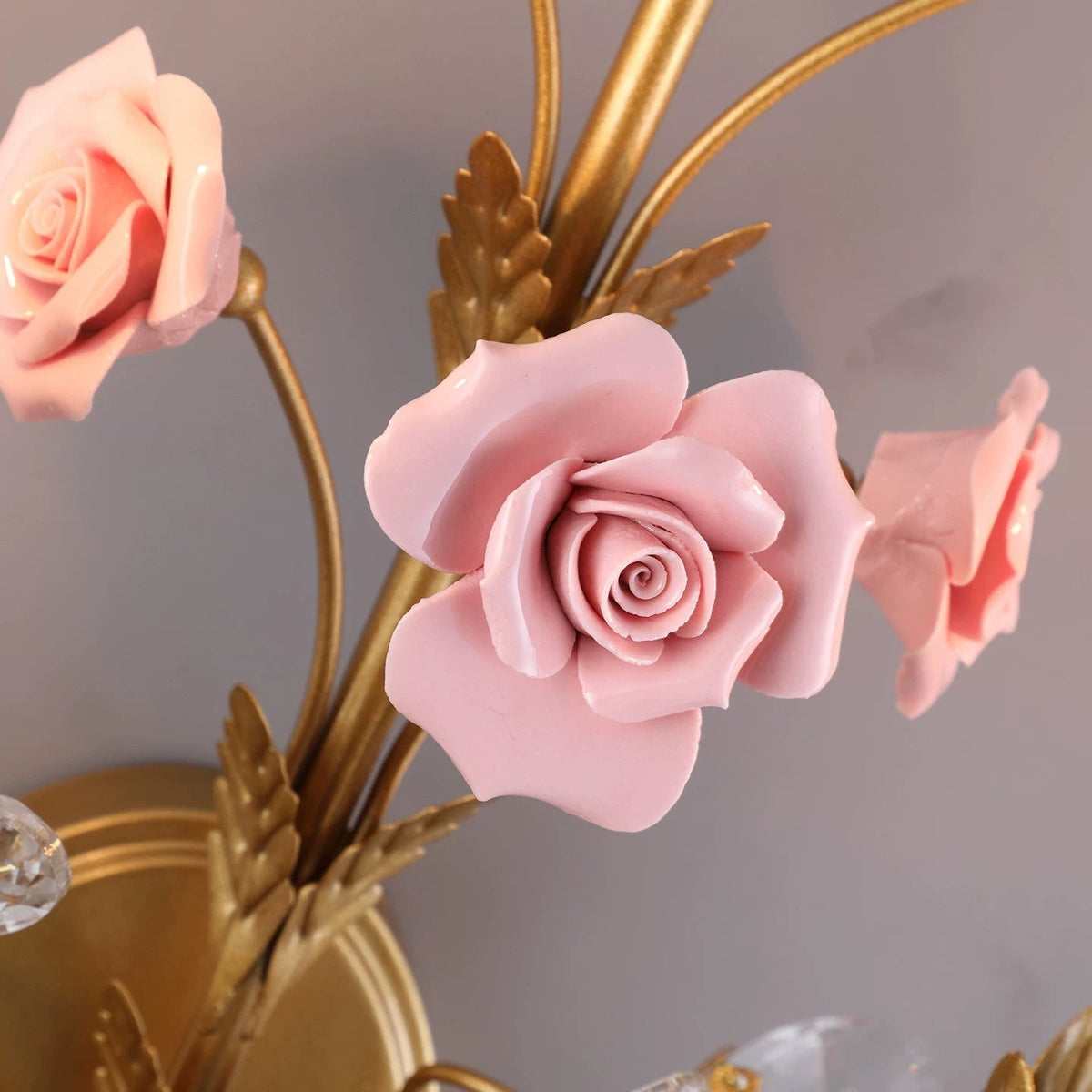 Roselyn keramische wijnstok wandlamp