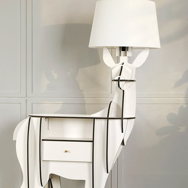 Cervus vloerlamp met diepe kap