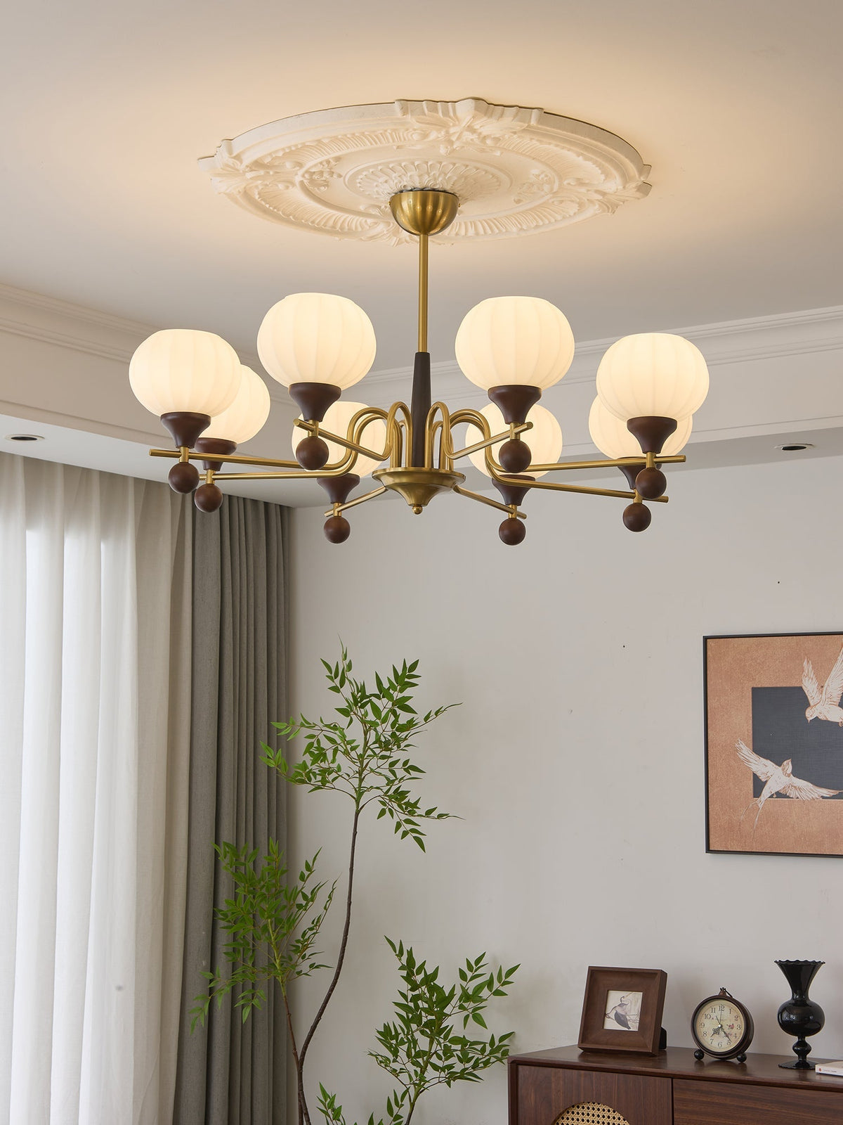 Anorionis traditionele premium houten kroonluchter