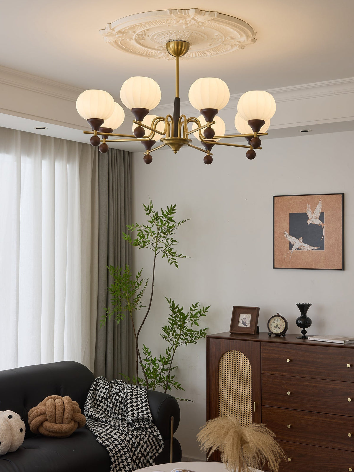 Anorionis traditionele premium houten kroonluchter