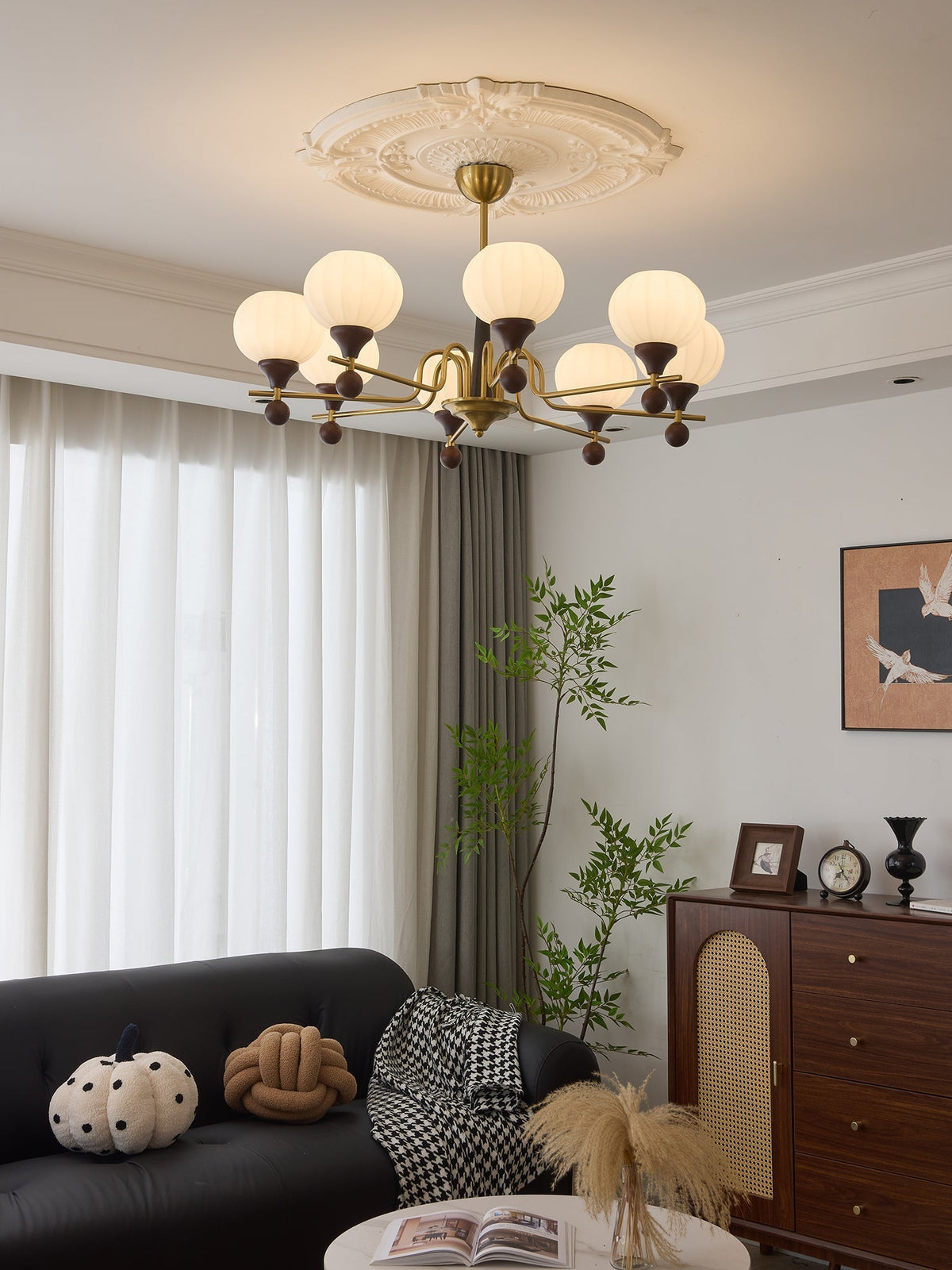 Anorionis traditionele premium houten kroonluchter