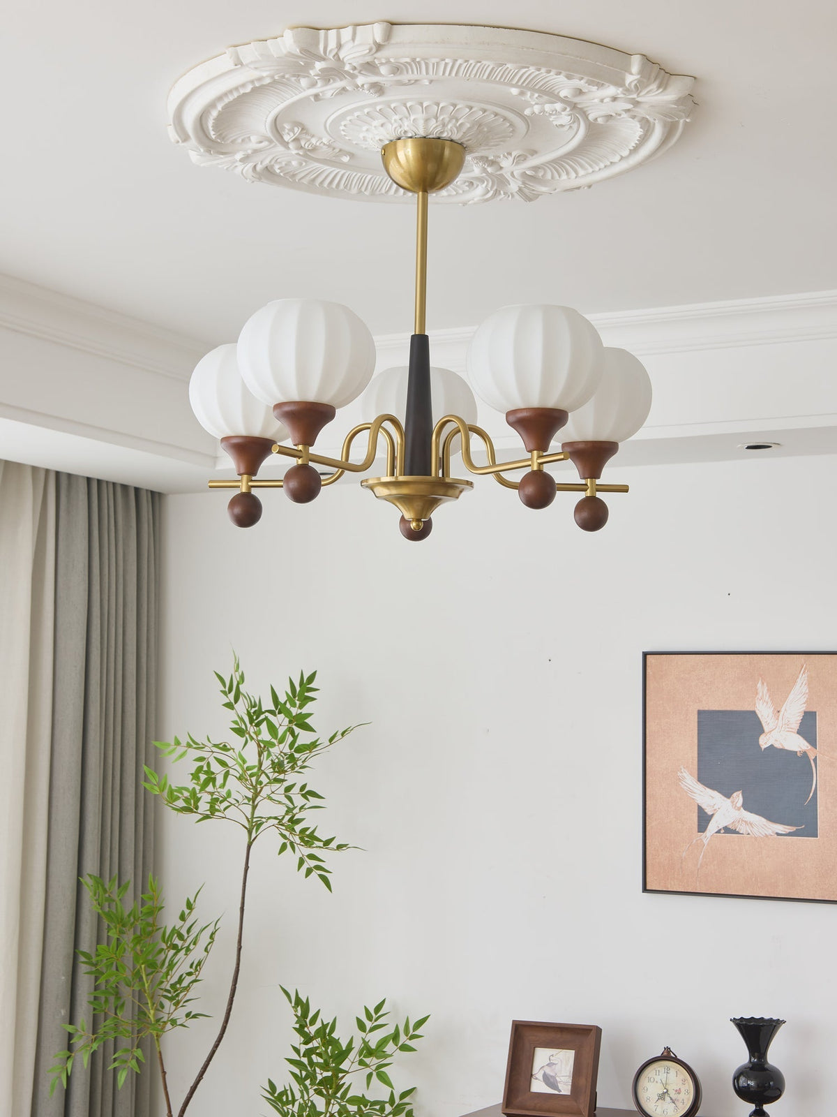 Anorionis traditionele premium houten kroonluchter