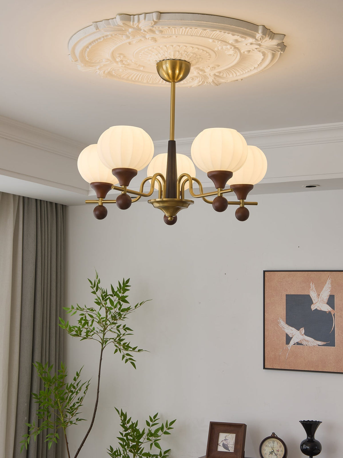 Anorionis traditionele premium houten kroonluchter