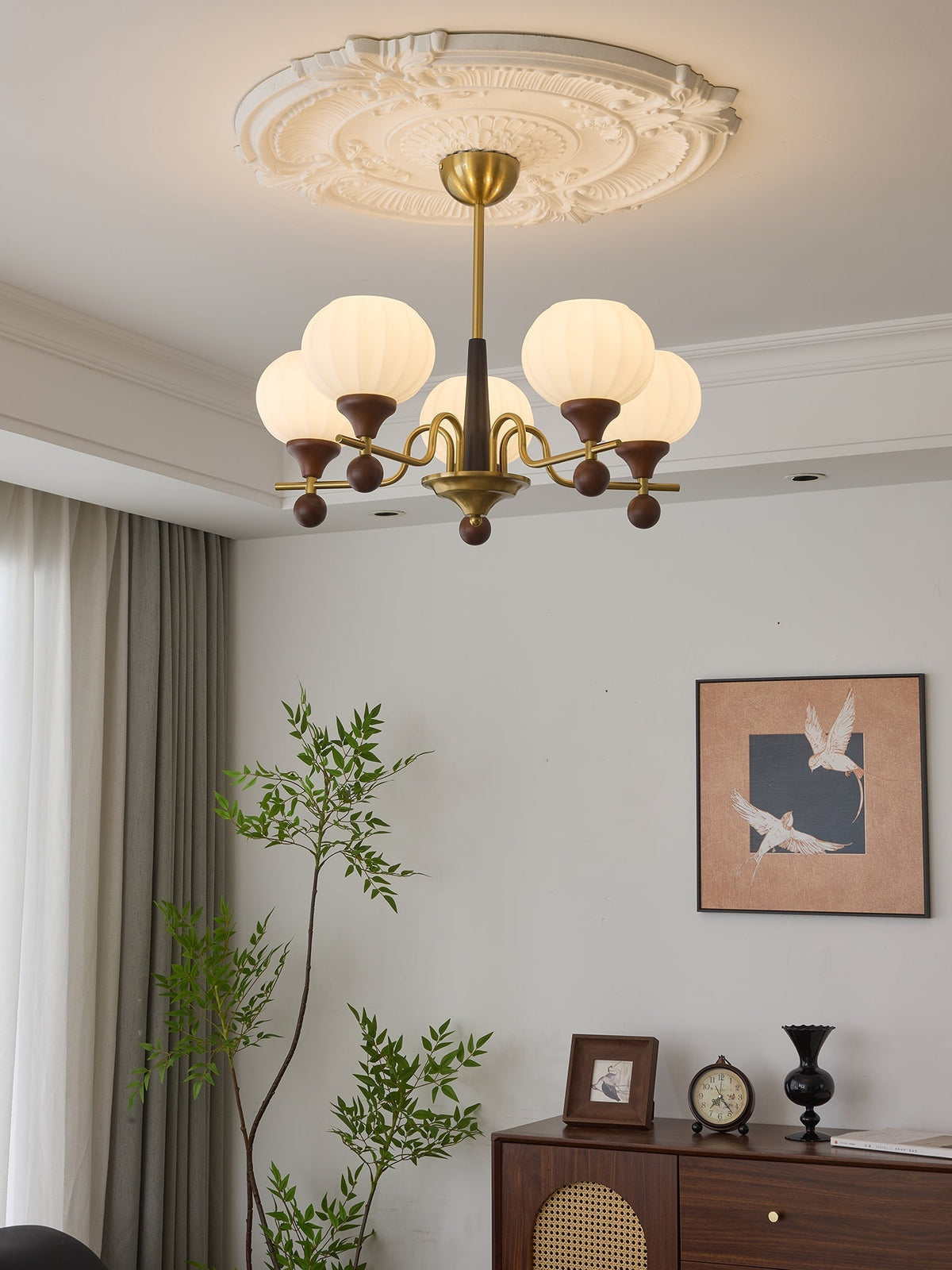 Anorionis traditionele premium houten kroonluchter