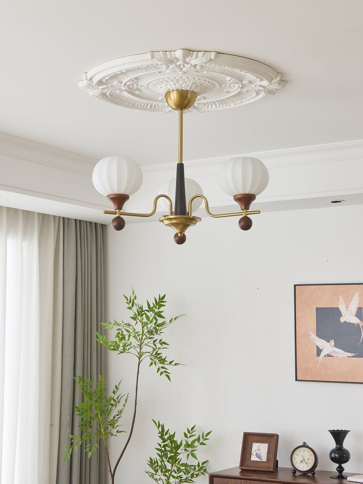 Anorionis traditionele premium houten kroonluchter