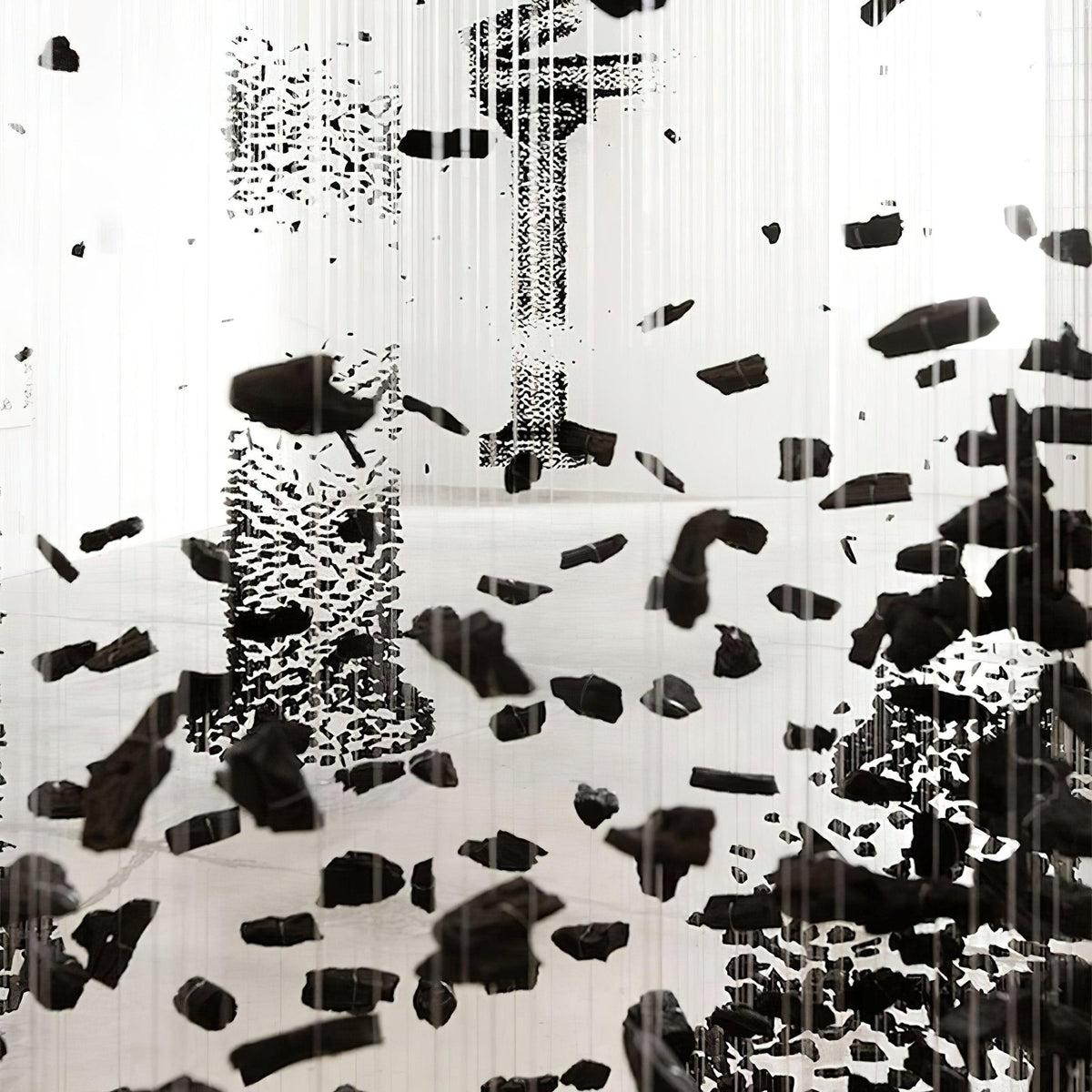 Vaelior Postmodern luxe Zwarte Steen Kroonluchter