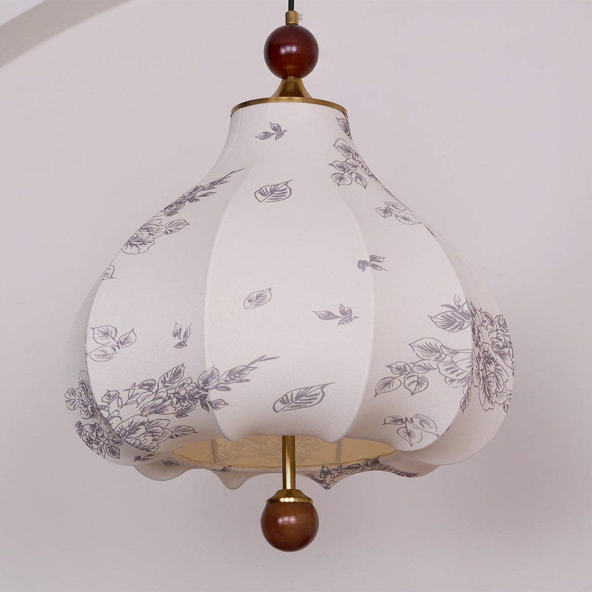 Favian Vintage Houten hanglamp