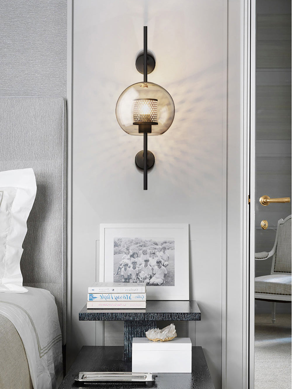 Peta Premium Noords Kunstzinnig Glas Wandlamp