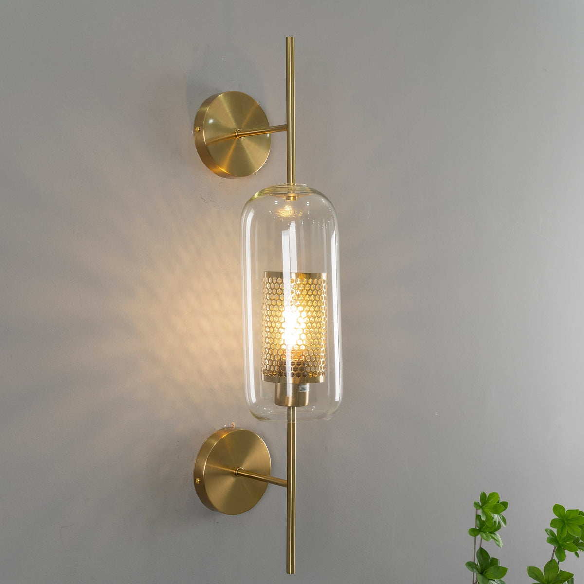 Peta Premium Noords Kunstzinnig Glas Wandlamp