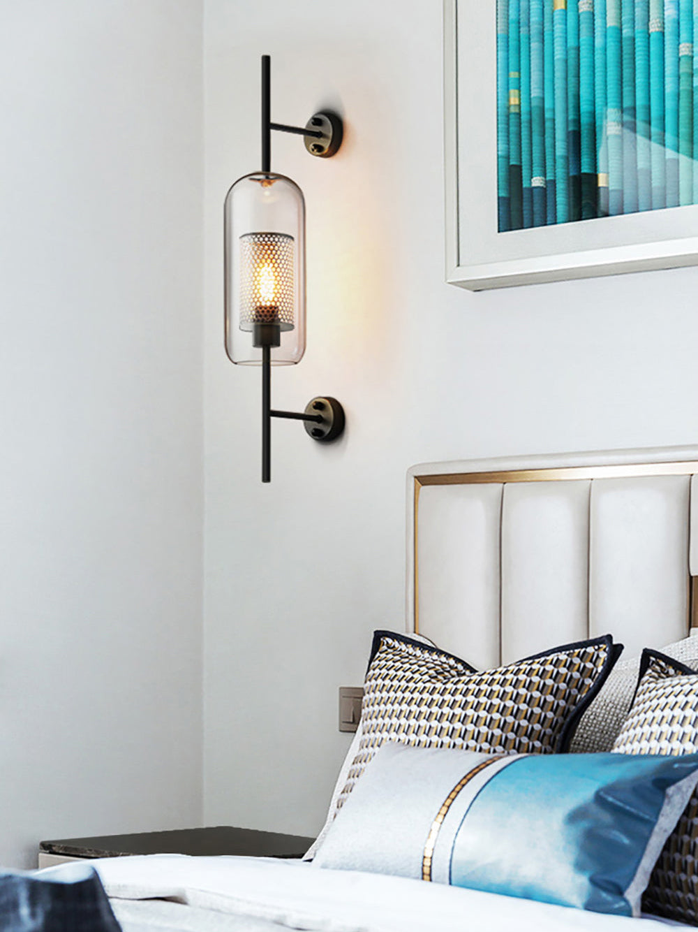 Peta Premium Noords Kunstzinnig Glas Wandlamp