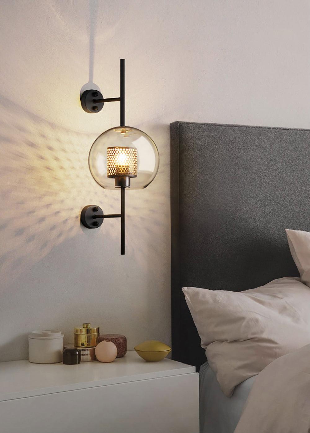Peta Premium Noords Kunstzinnig Glas Wandlamp