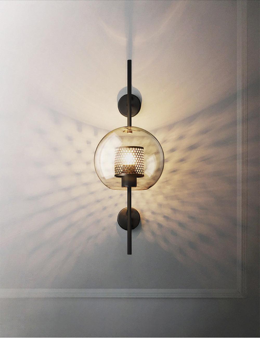 Peta Premium Noords Kunstzinnig Glas Wandlamp