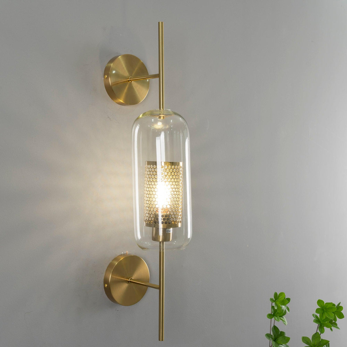 Peta Premium Noords Kunstzinnig Glas Wandlamp