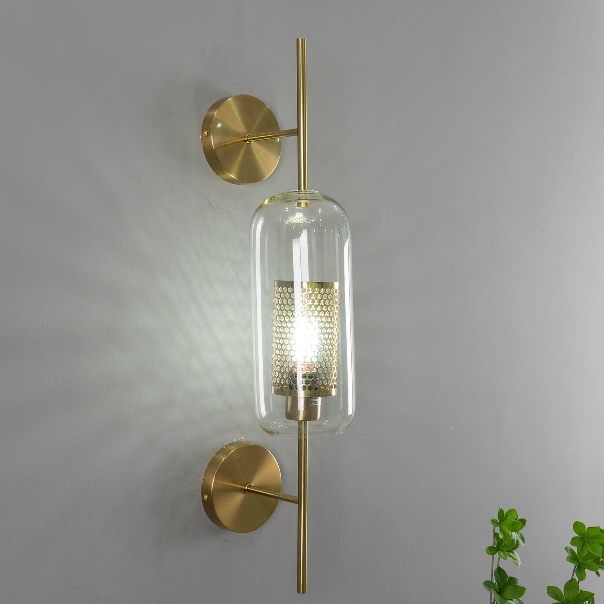 Peta Premium Noords Kunstzinnig Glas Wandlamp