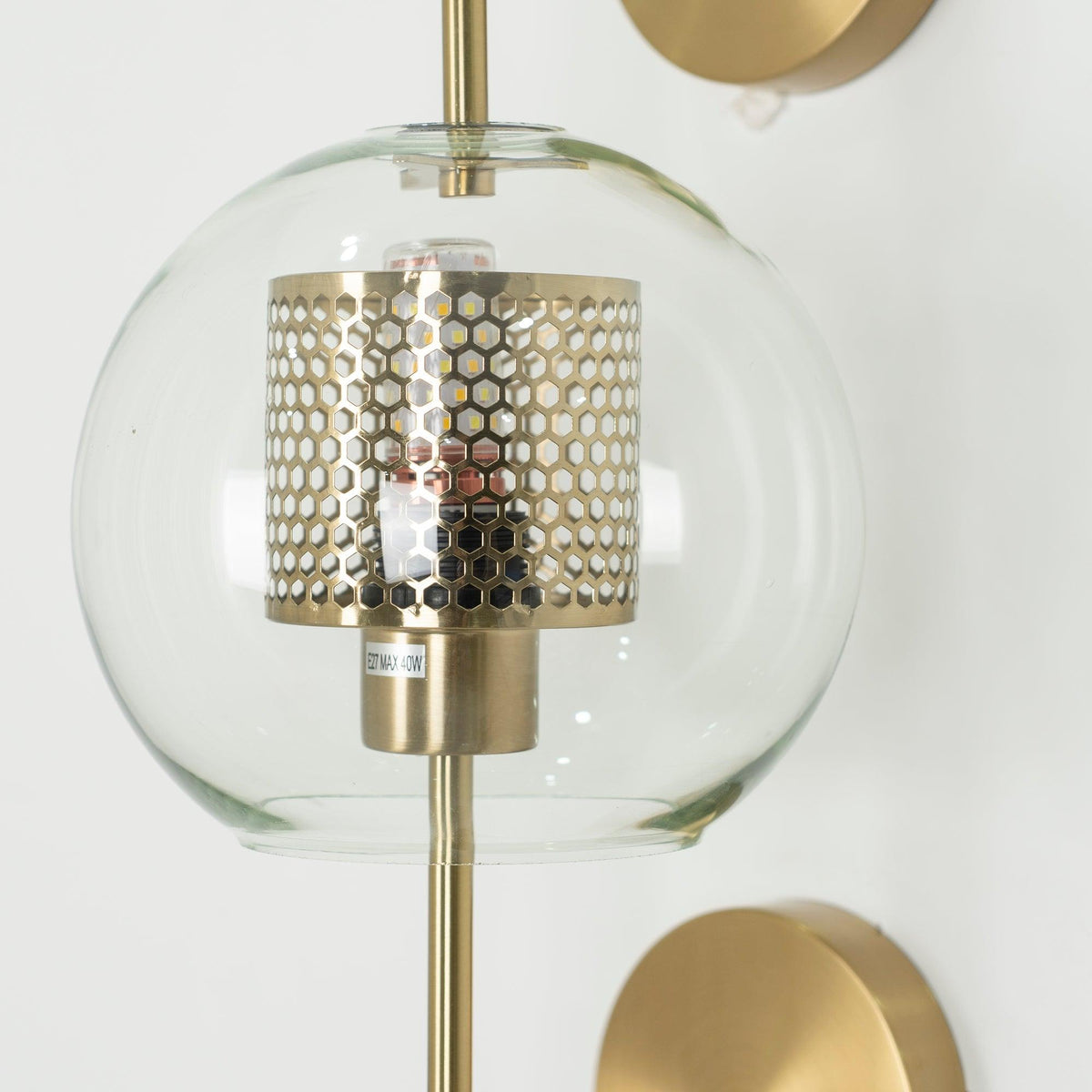 Peta Premium Noords Kunstzinnig Glas Wandlamp