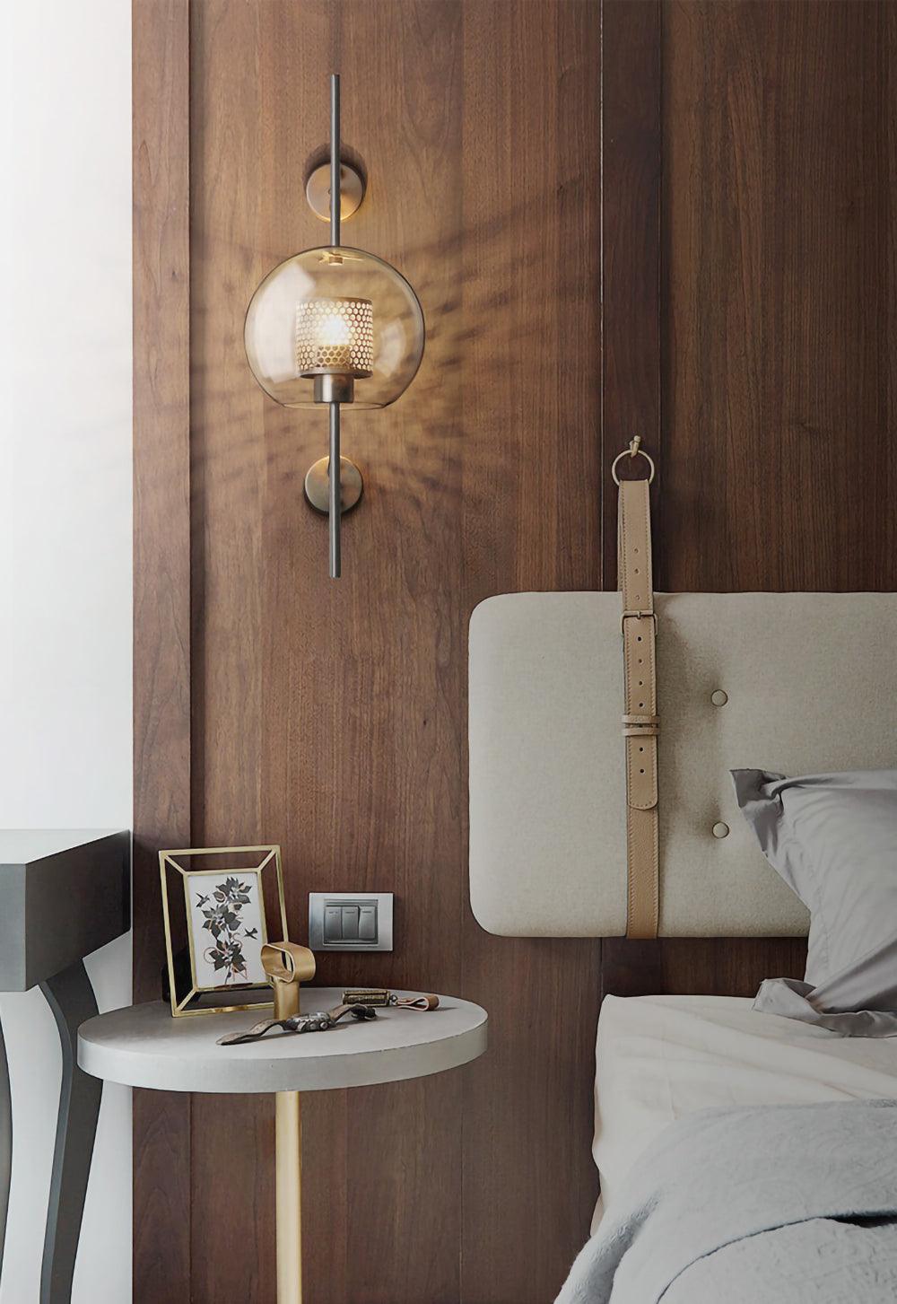 Peta Premium Noords Kunstzinnig Glas Wandlamp