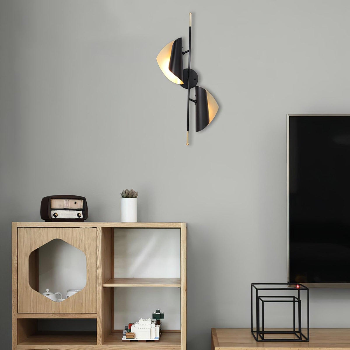 Valerian Dubbele wandlamp