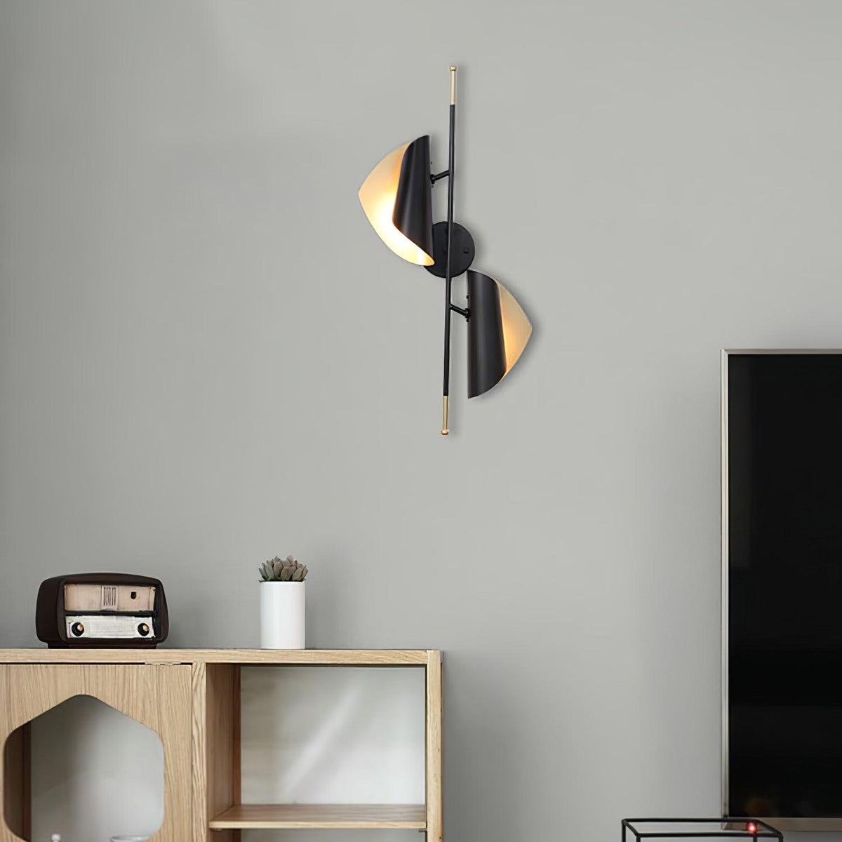 Valerian Dubbele wandlamp