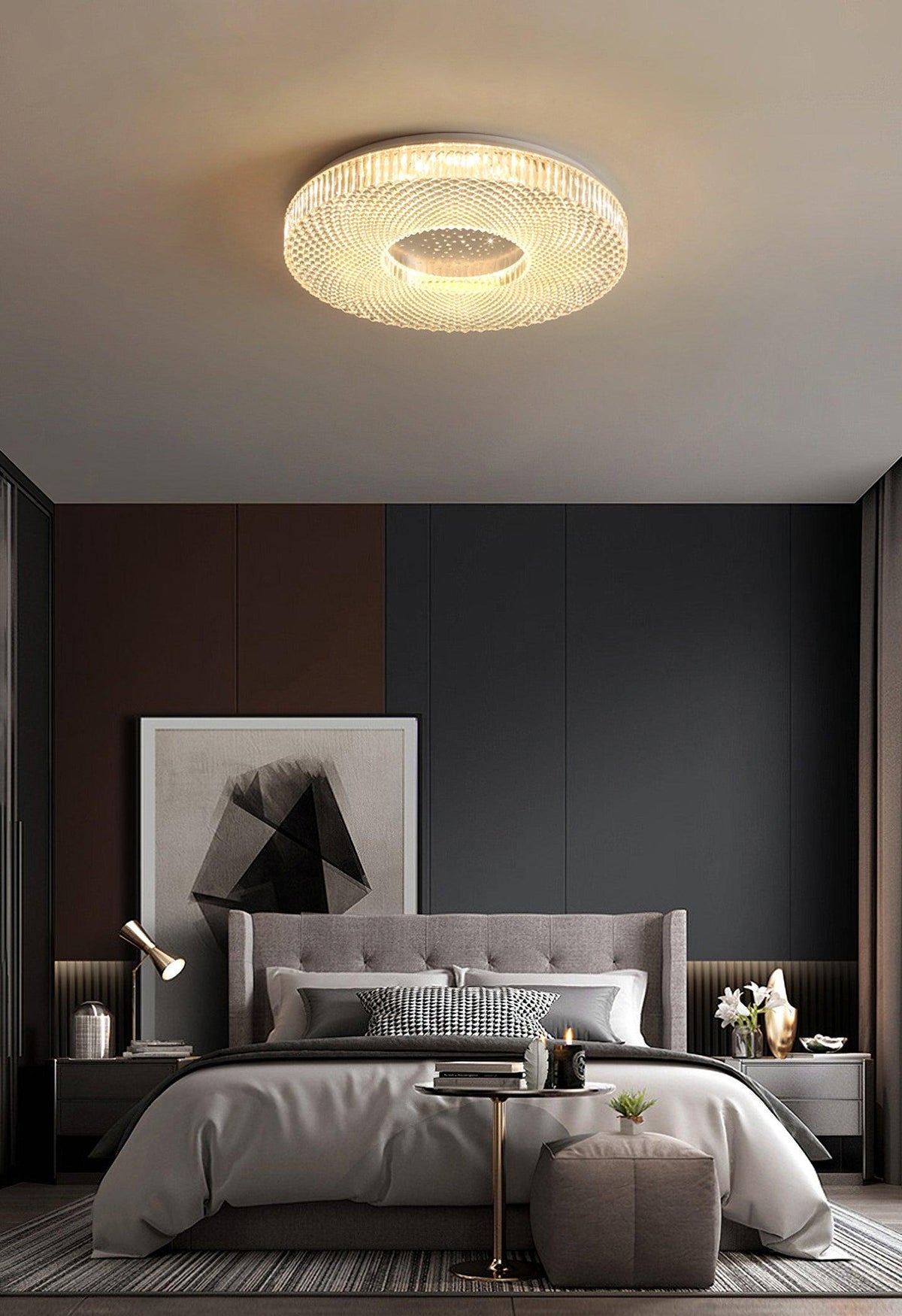 Lucalella plafondlamp acryl LED luxe voor woonkamer