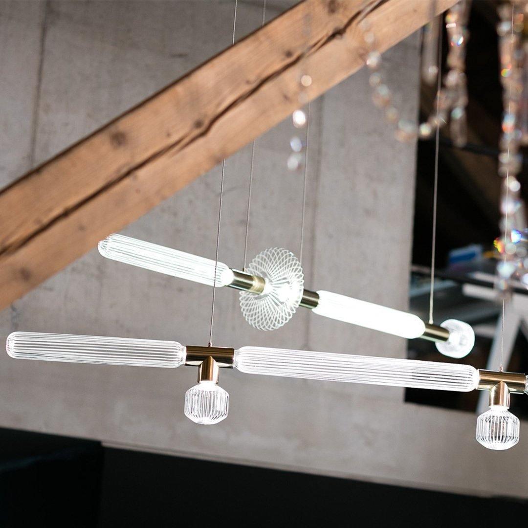 Tika Hanglamp Kristal cilinder Cipher Eigentijds