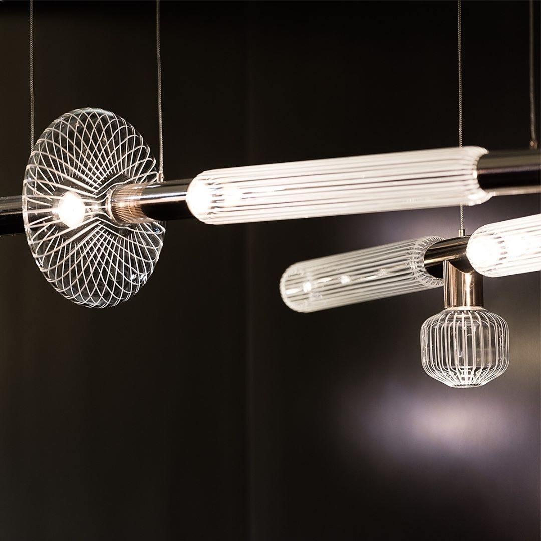 Tika Hanglamp Kristal cilinder Cipher Eigentijds