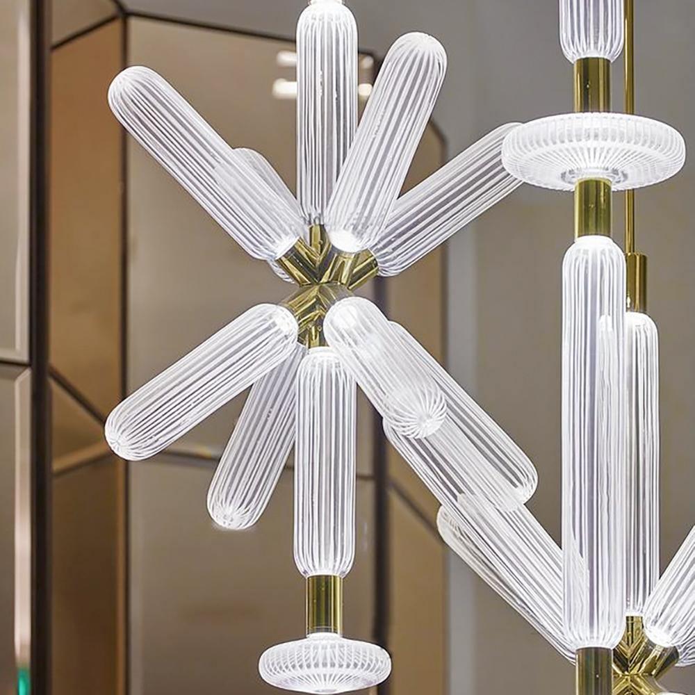 Tika Hanglamp Kristal cilinder Cipher Eigentijds