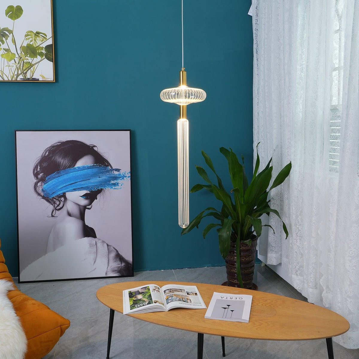 Tika Hanglamp Kristal cilinder Cipher Eigentijds
