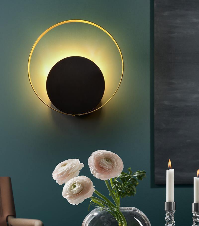 Erliren Moderne minimalistische ronde wandlamp