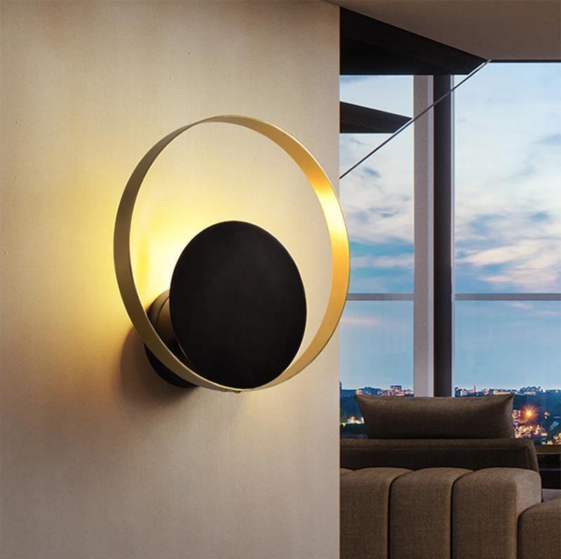 Erliren Moderne minimalistische ronde wandlamp