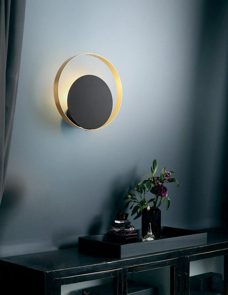 Erliren Moderne minimalistische ronde wandlamp